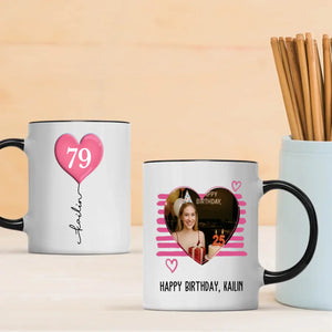 Custom 79th Birthday Mug with Photo – Unique Gift for 79 Year Old