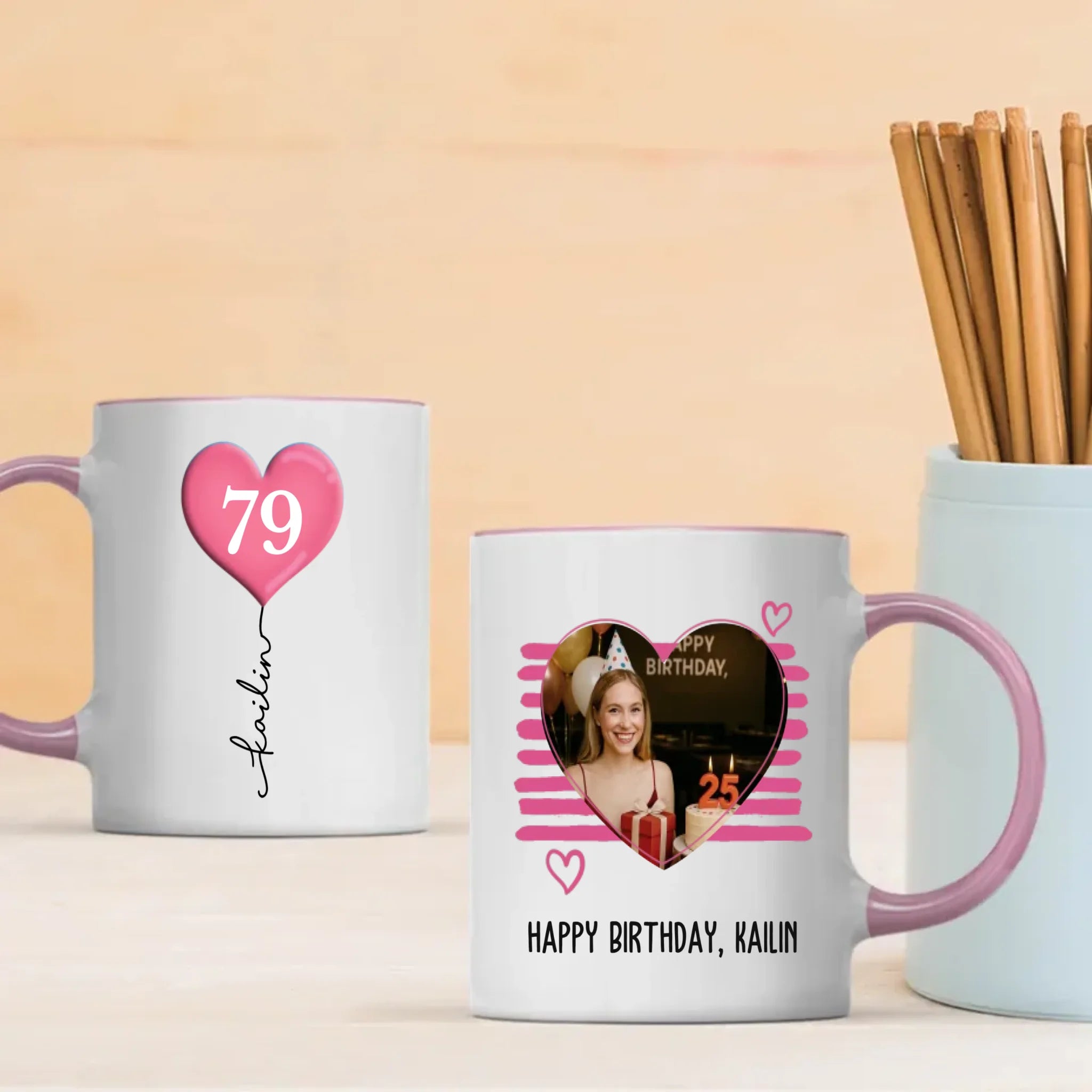 Custom 79th Birthday Mug with Photo – Unique Gift for 79 Year Old