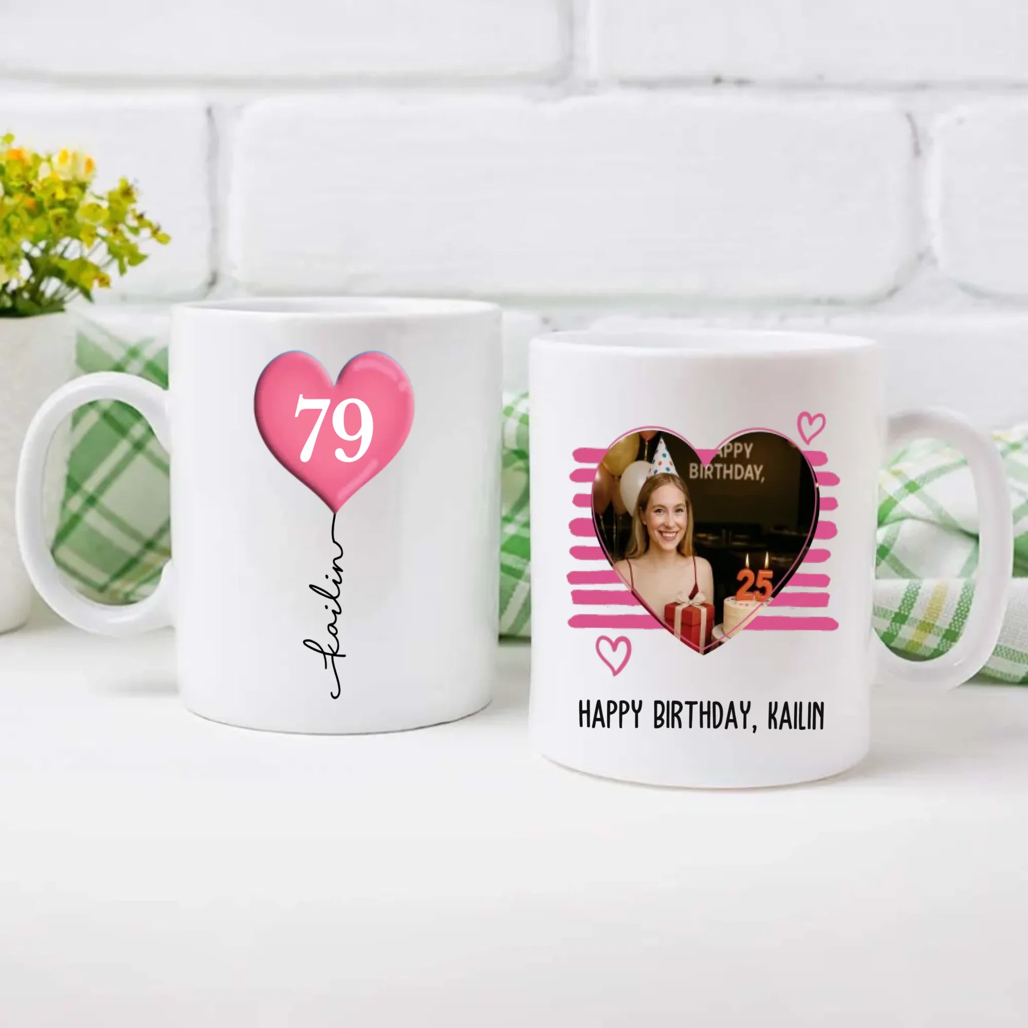 Custom 79th Birthday Mug with Photo – Unique Gift for 79 Year Old