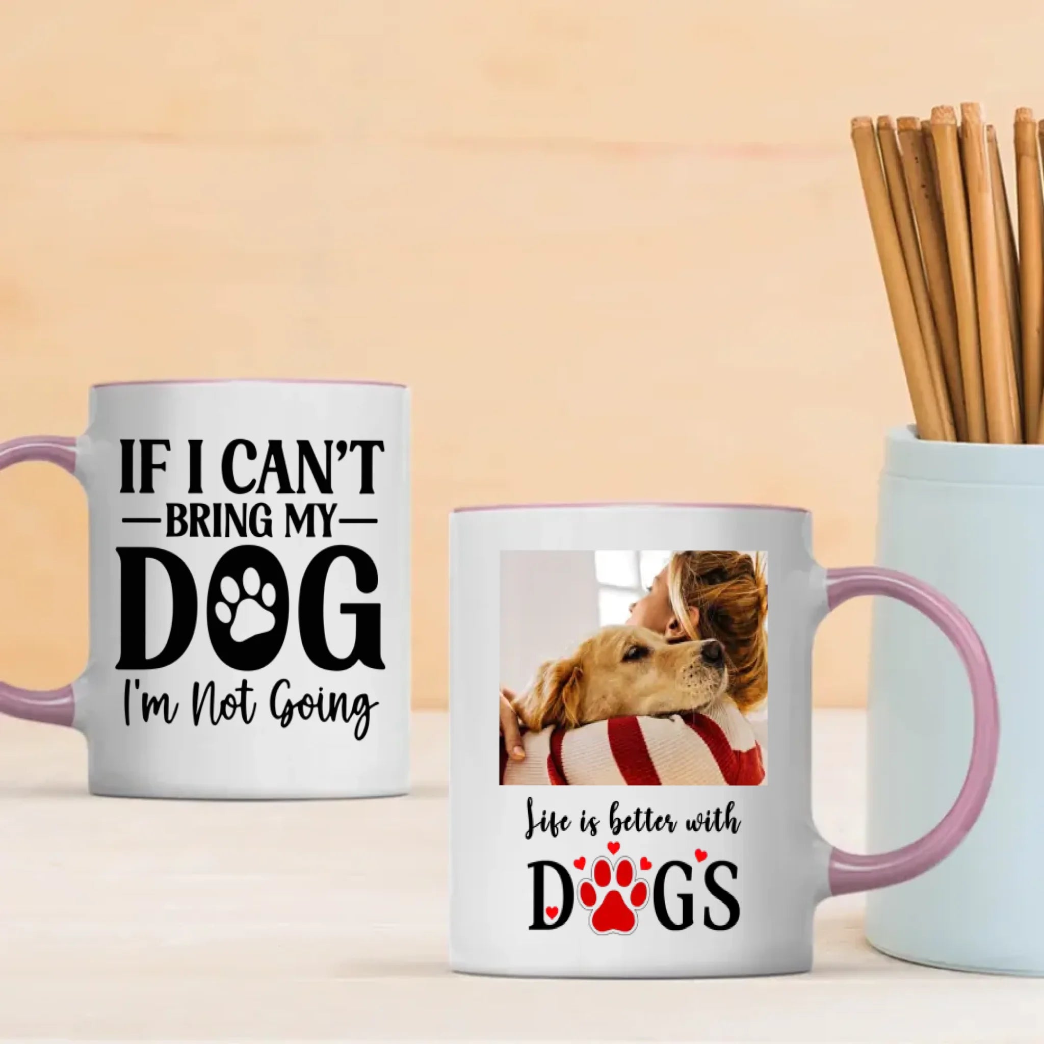 If I Can’t Bring My Dog, I’m Not Going – Cozy & Heartfelt Personalized Dog Lover Mug - 89Prints