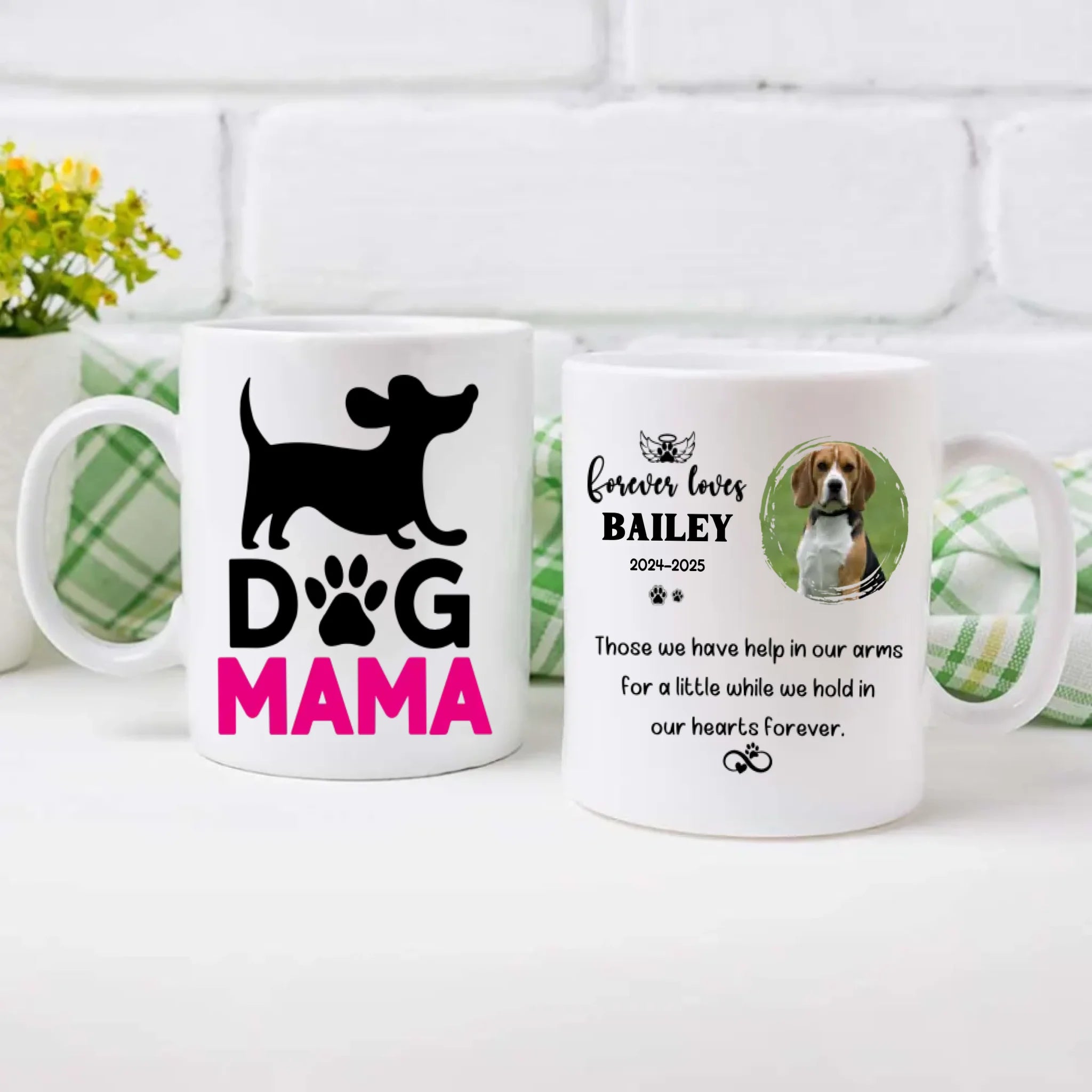 Forever Love – Heartfelt Personalized Mug Honoring Your Beloved Dog - 89Prints
