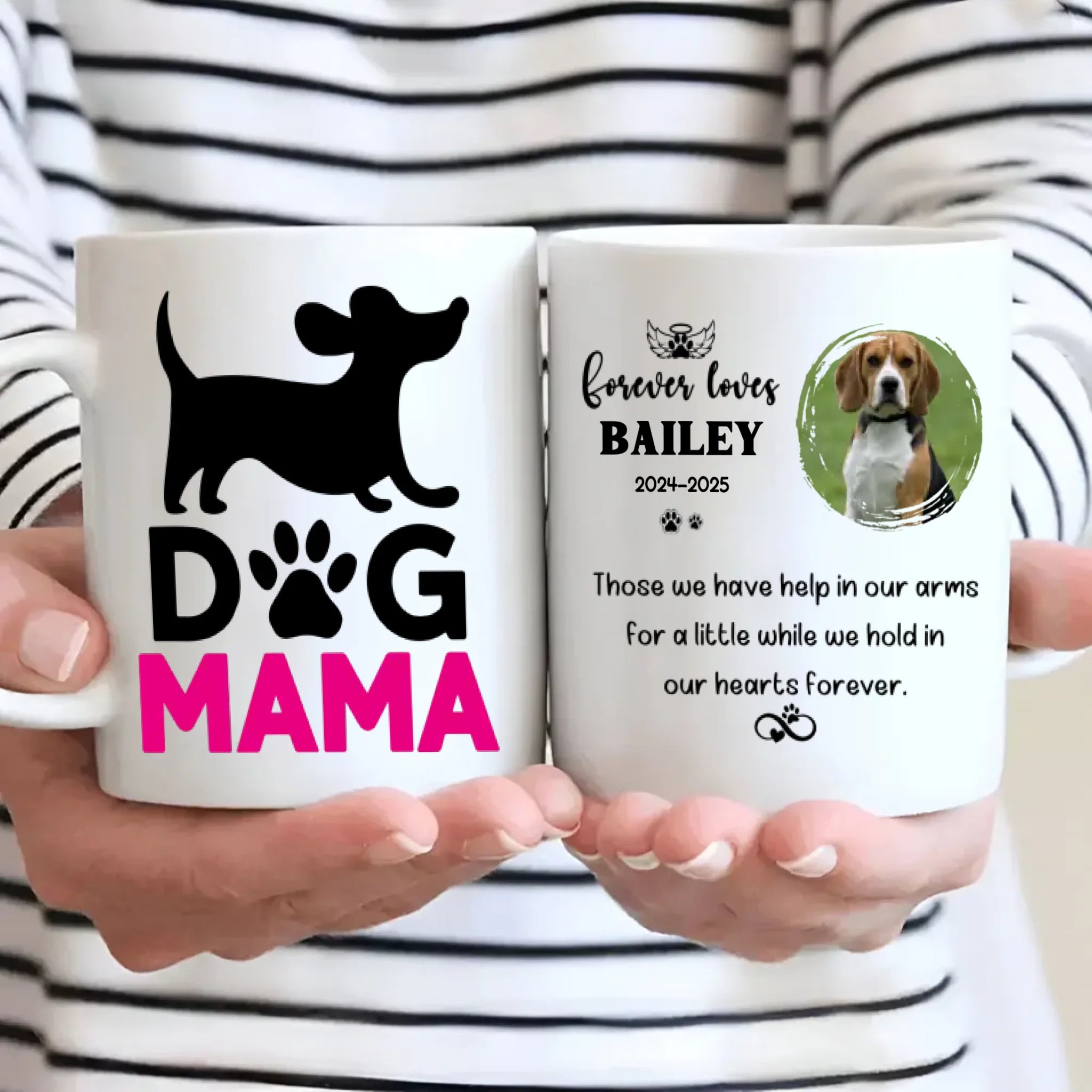 Forever Love – Heartfelt Personalized Mug Honoring Your Beloved Dog - 89Prints