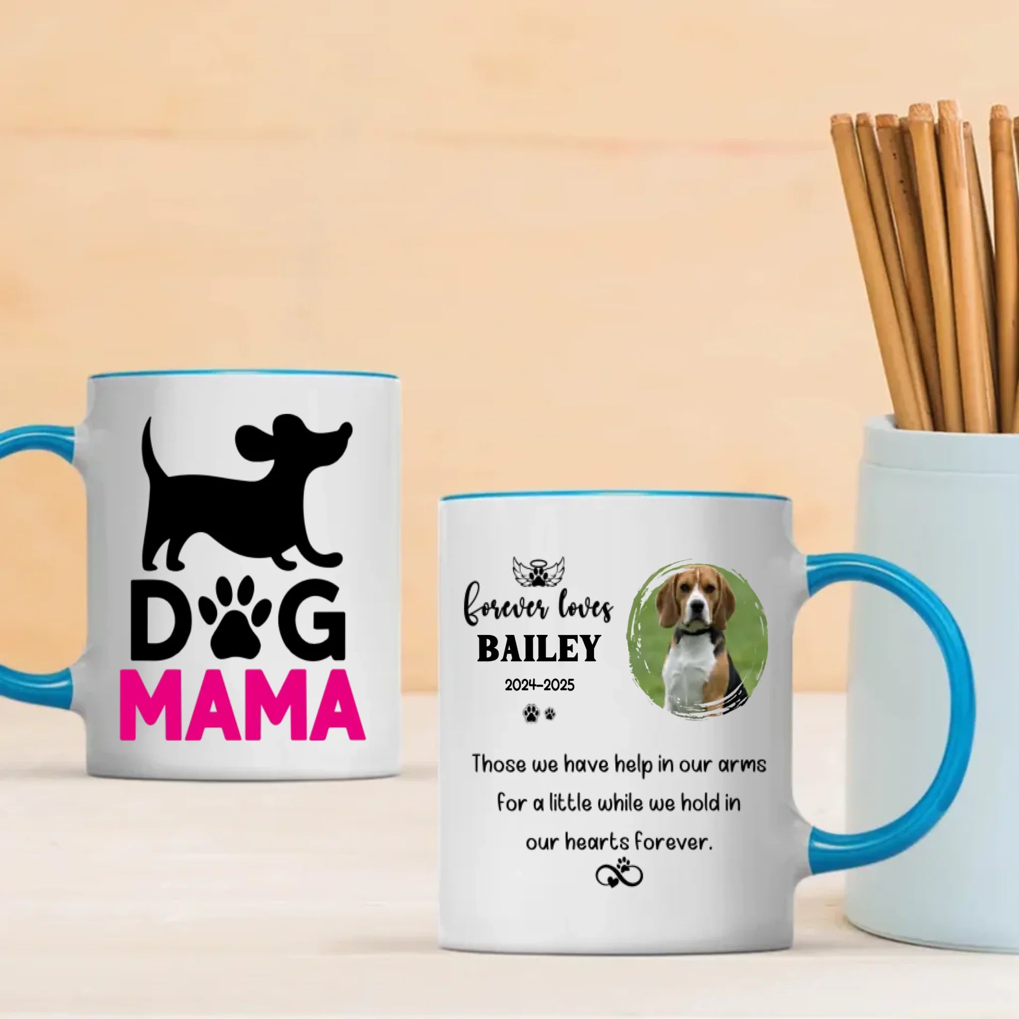 Forever Love – Heartfelt Personalized Mug Honoring Your Beloved Dog - 89Prints