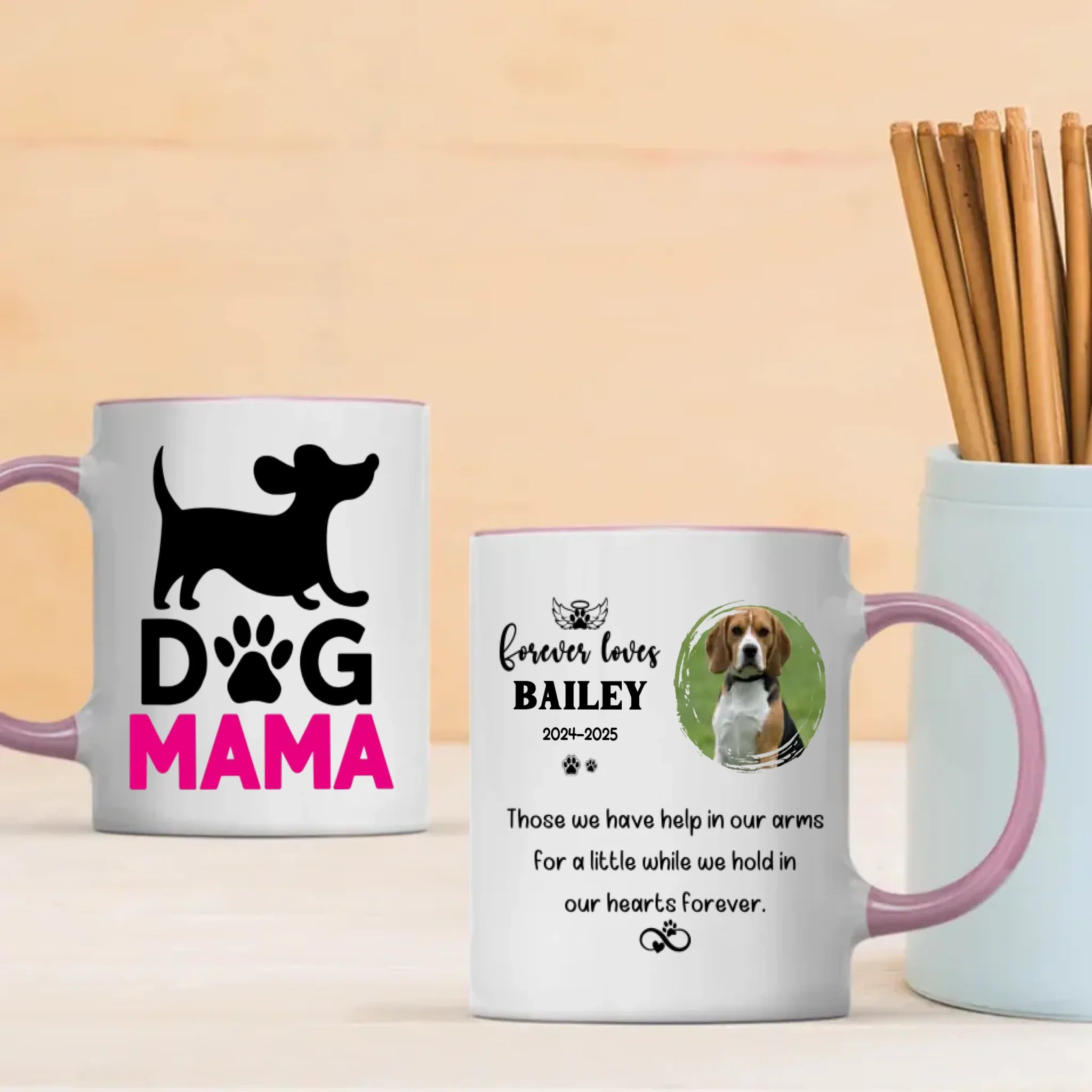 Forever Love – Heartfelt Personalized Mug Honoring Your Beloved Dog - 89Prints