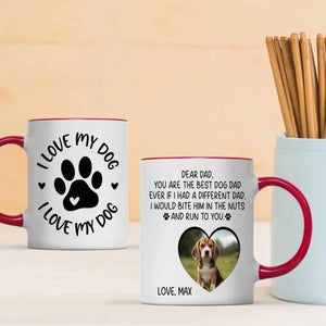 You Are the Best Dog Dad – Elegant Custom Pet Lover Mug - 89Prints