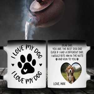 You Are the Best Dog Dad – Elegant Custom Pet Lover Mug - 89Prints