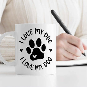 You Are the Best Dog Dad – Elegant Custom Pet Lover Mug - 89Prints