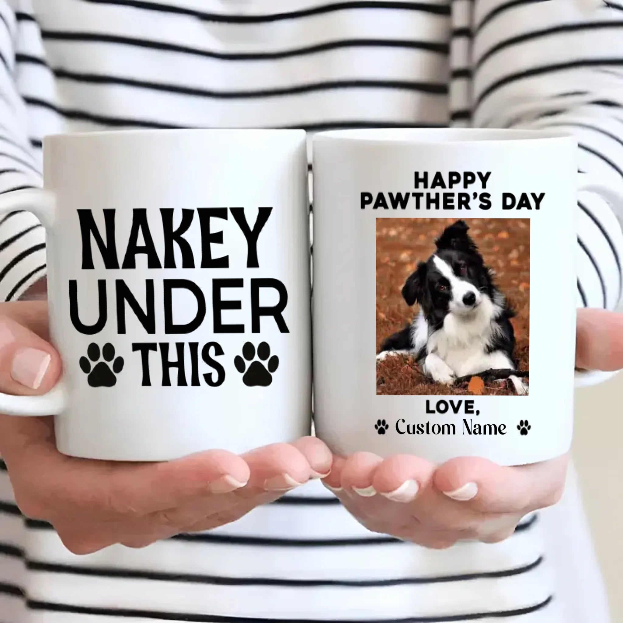 Happy Pawther’s Day – Cute & Funny Personalized Dog Dad Mug - 89Prints