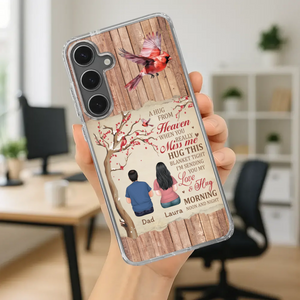 Memorial Gift – A Hug from Heaven Phone Case for Someone You Miss - 89Prints