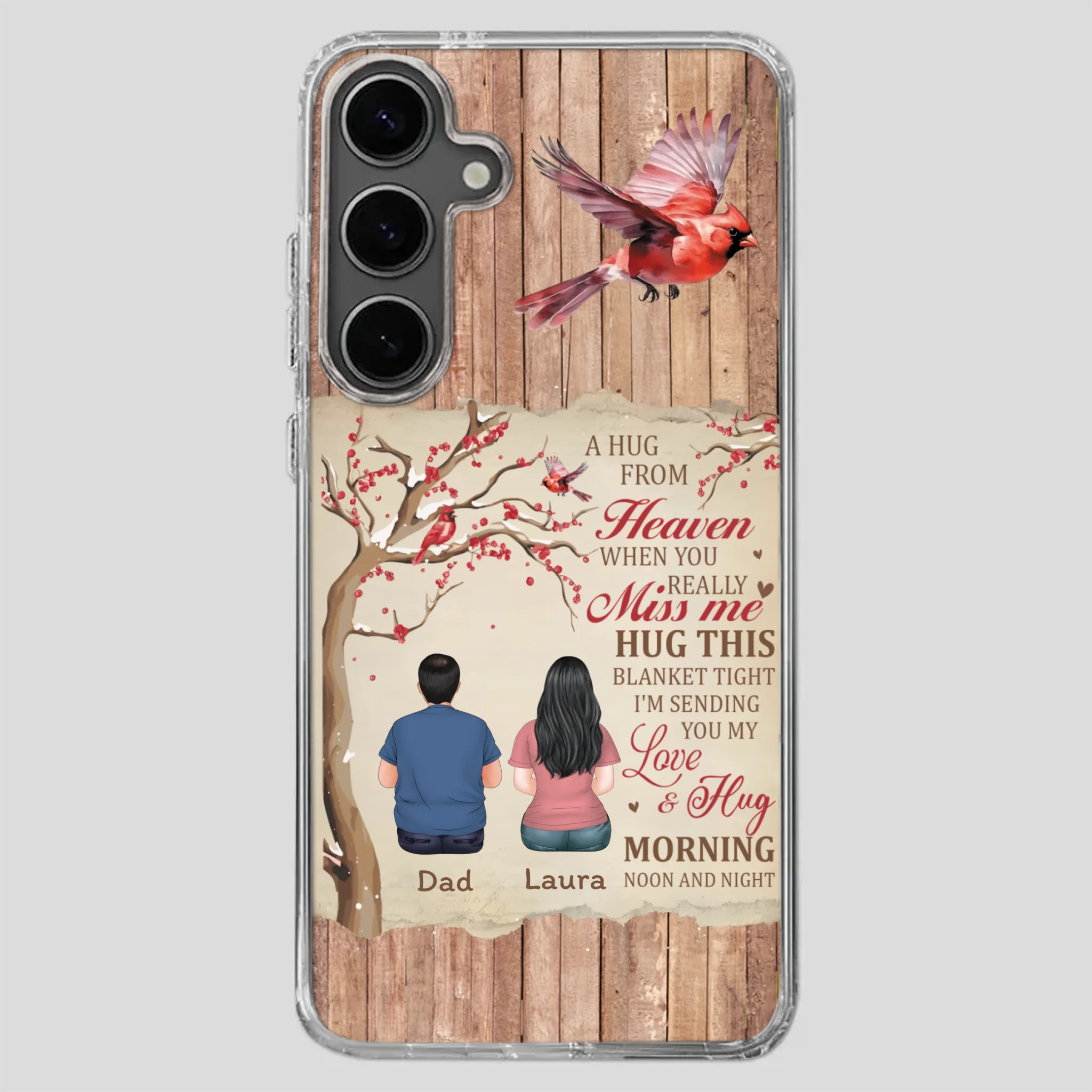 Memorial Gift – A Hug from Heaven Phone Case for Someone You Miss - 89Prints