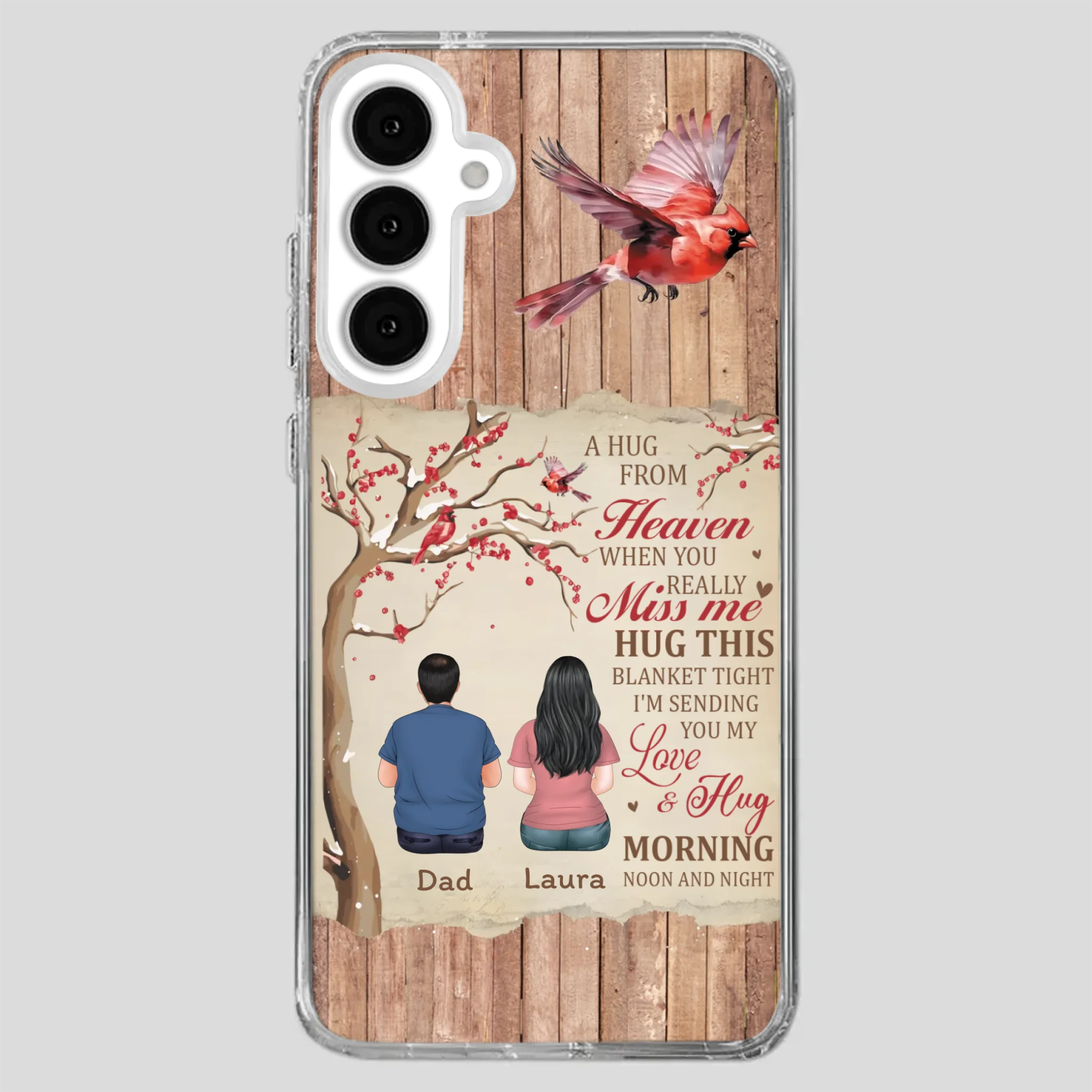 Memorial Gift – A Hug from Heaven Phone Case for Someone You Miss - 89Prints