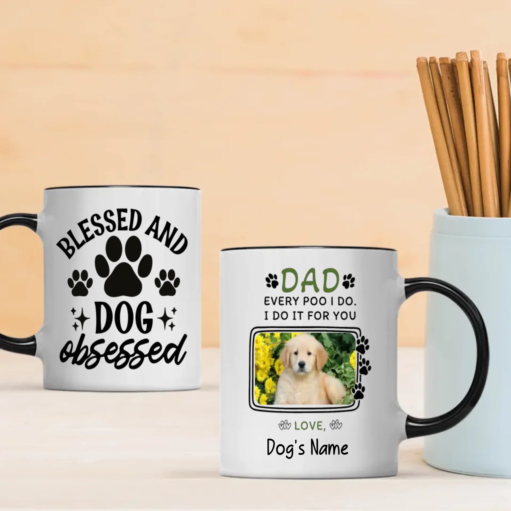 Every Poo I Do, I Do It for You – Playful Personalized Mug for Dog Moms & Dads - 89Prints