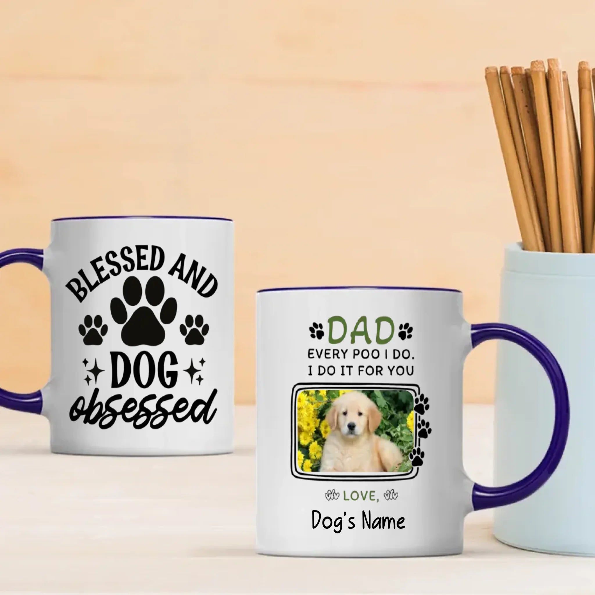 Every Poo I Do, I Do It for You – Playful Personalized Mug for Dog Moms & Dads - 89Prints