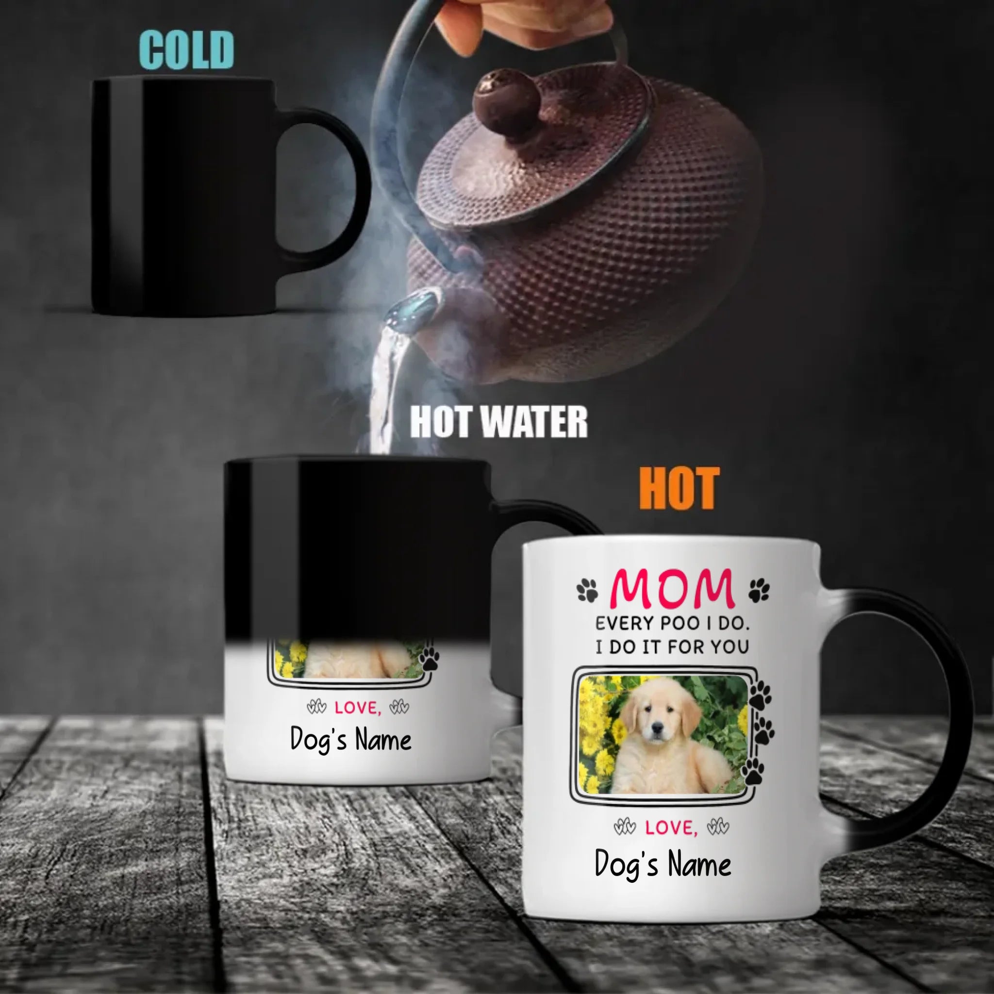 Every Poo I Do, I Do It for You – Adorable Personalized Dog Mama Mug - 89Prints