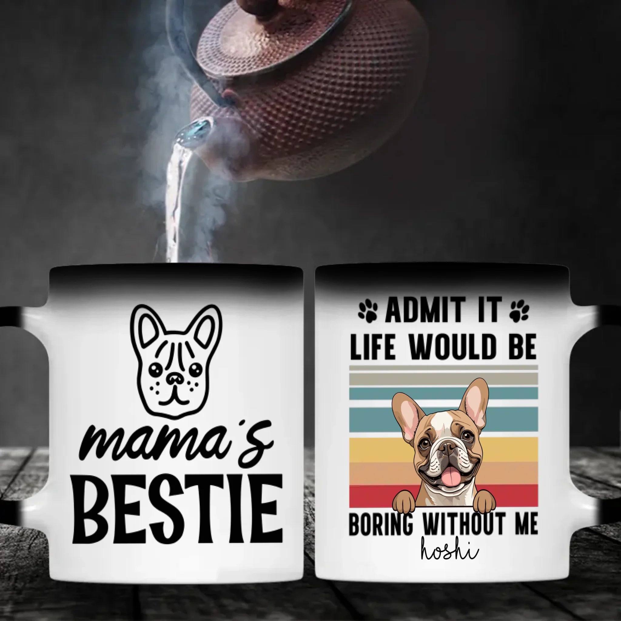 Playful & Loving Custom Dog Mom Mug – Mama’s Bestie – 89Prints