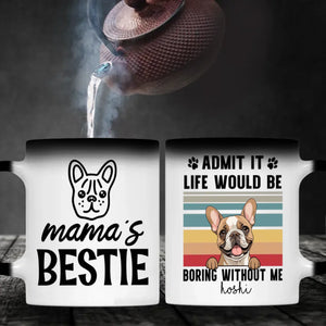Playful & Loving Custom Dog Mom Mug – Mama’s Bestie – 89Prints