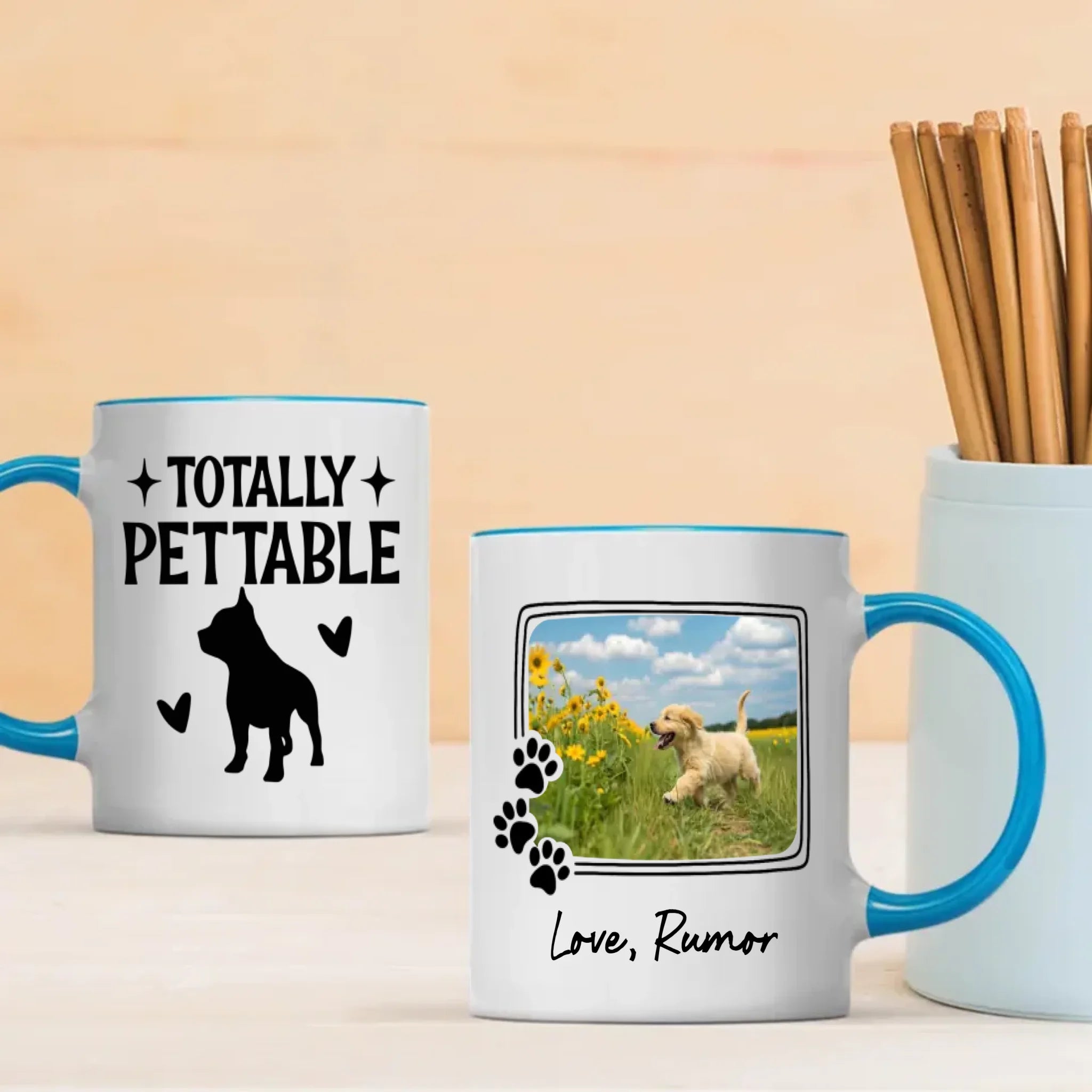 Charming & Customizable Dog Mug for Pet Lovers – Totally Petable – 89Prints