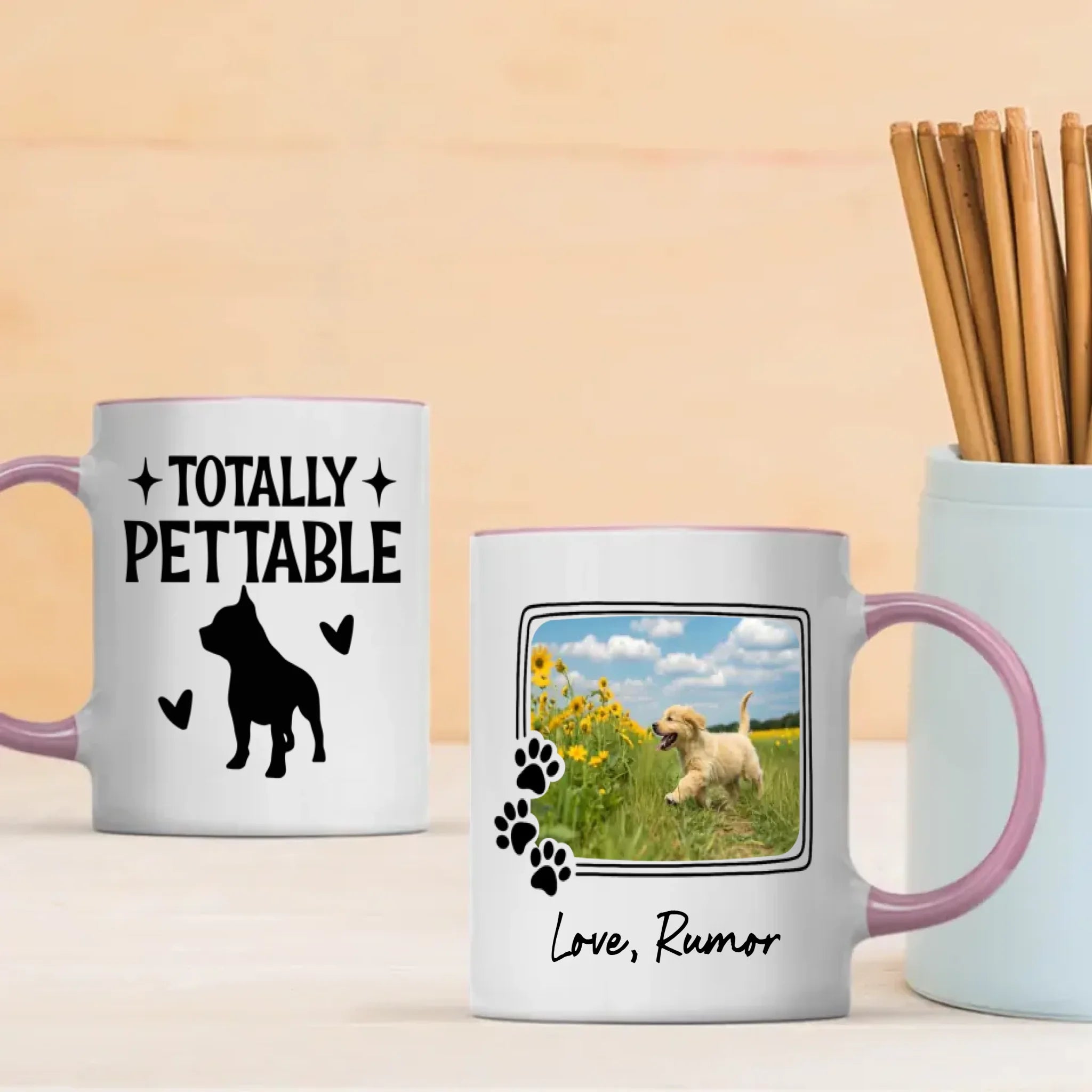 Charming & Customizable Dog Mug for Pet Lovers – Totally Petable – 89Prints