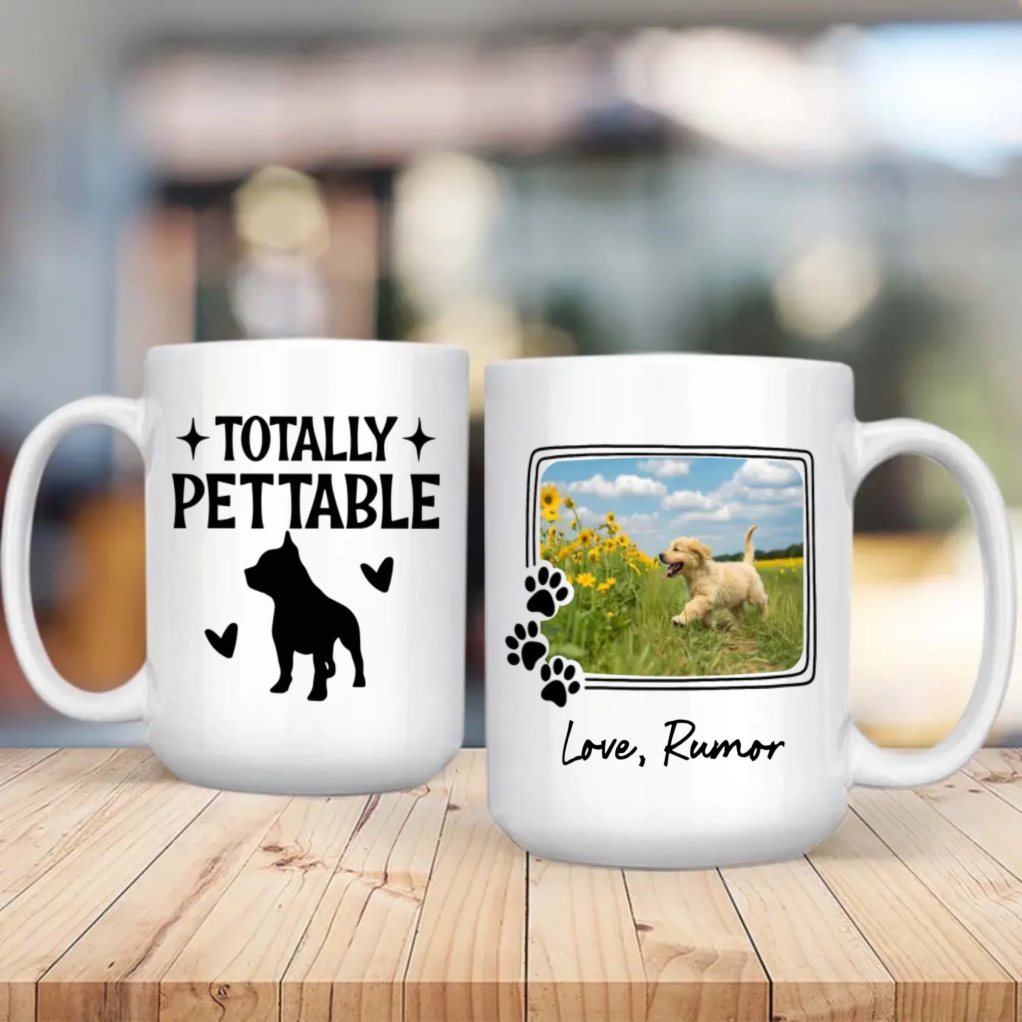 Charming & Customizable Dog Mug for Pet Lovers – Totally Petable – 89Prints