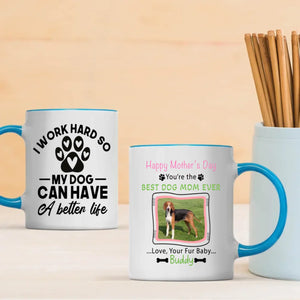 Best Dog Mom Ever Coffee Mug – Perfect Dog Lover Gift - 89Prints