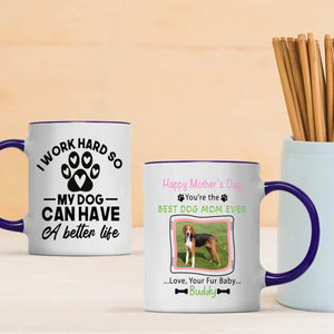 Best Dog Mom Ever Coffee Mug – Perfect Dog Lover Gift - 89Prints
