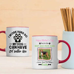 Best Dog Mom Ever Coffee Mug – Perfect Dog Lover Gift - 89Prints