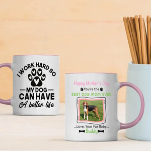 Best Dog Mom Ever Coffee Mug – Perfect Dog Lover Gift - 89Prints