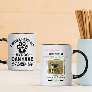 Best Dog Mom Ever Coffee Mug – Perfect Dog Lover Gift - 89Prints