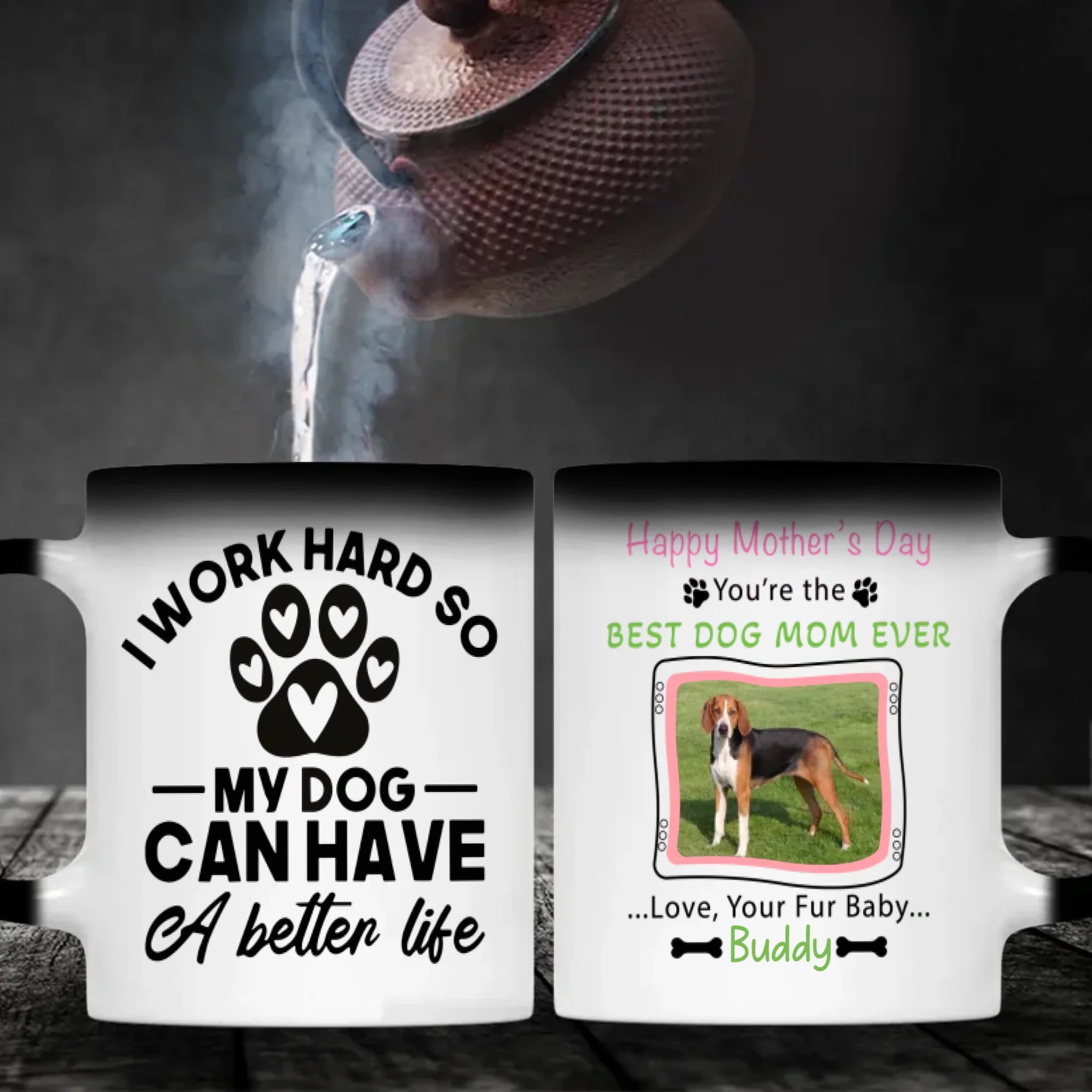 Best Dog Mom Ever Coffee Mug – Perfect Dog Lover Gift - 89Prints