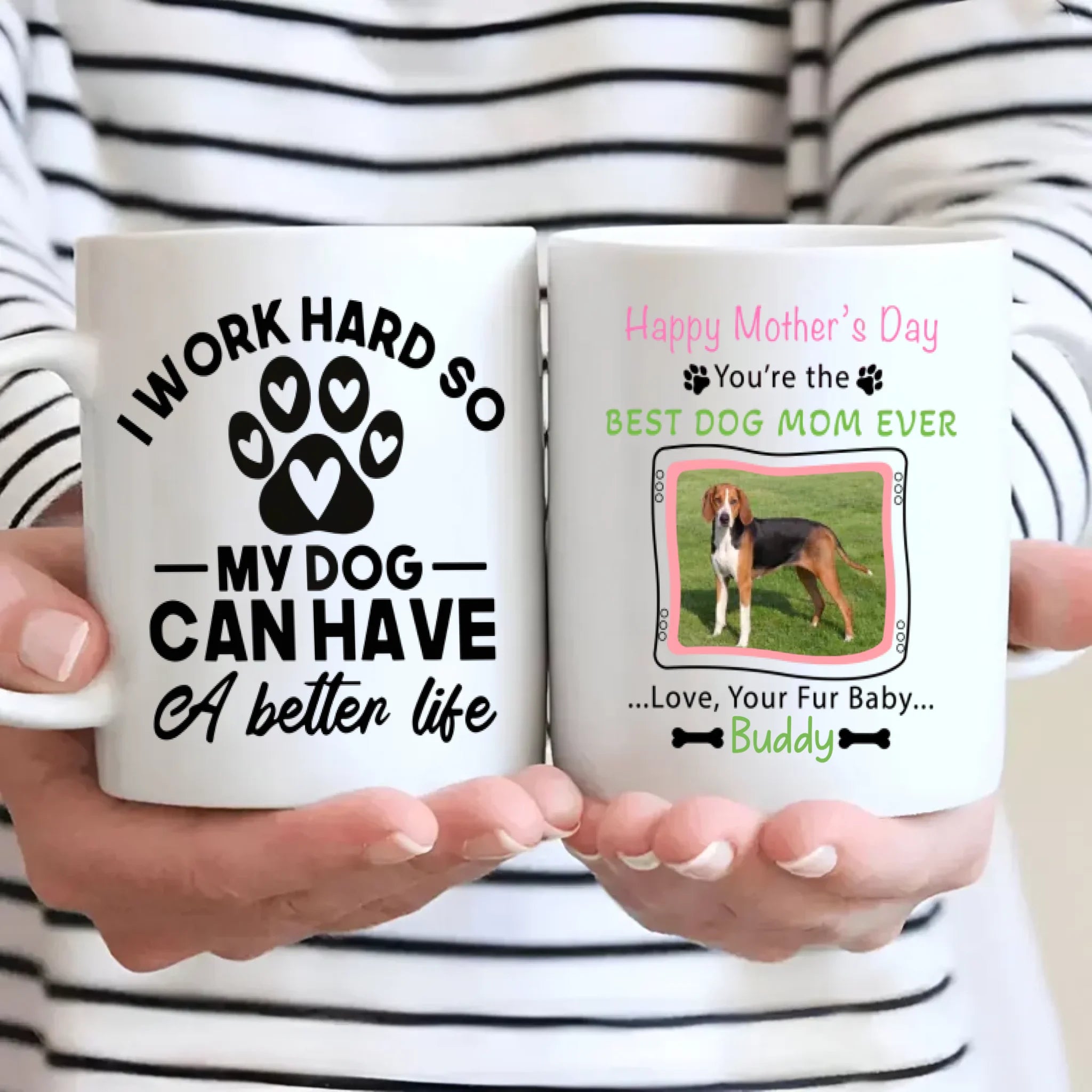 Best Dog Mom Ever Coffee Mug – Perfect Dog Lover Gift - 89Prints