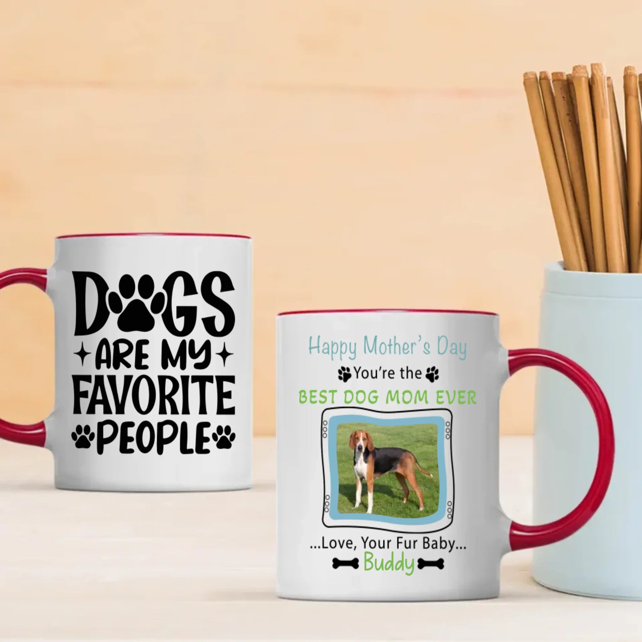 You’re the Best Dog Mom Ever Mug – Heartwarming Gift for Dog Lovers - 89Prints