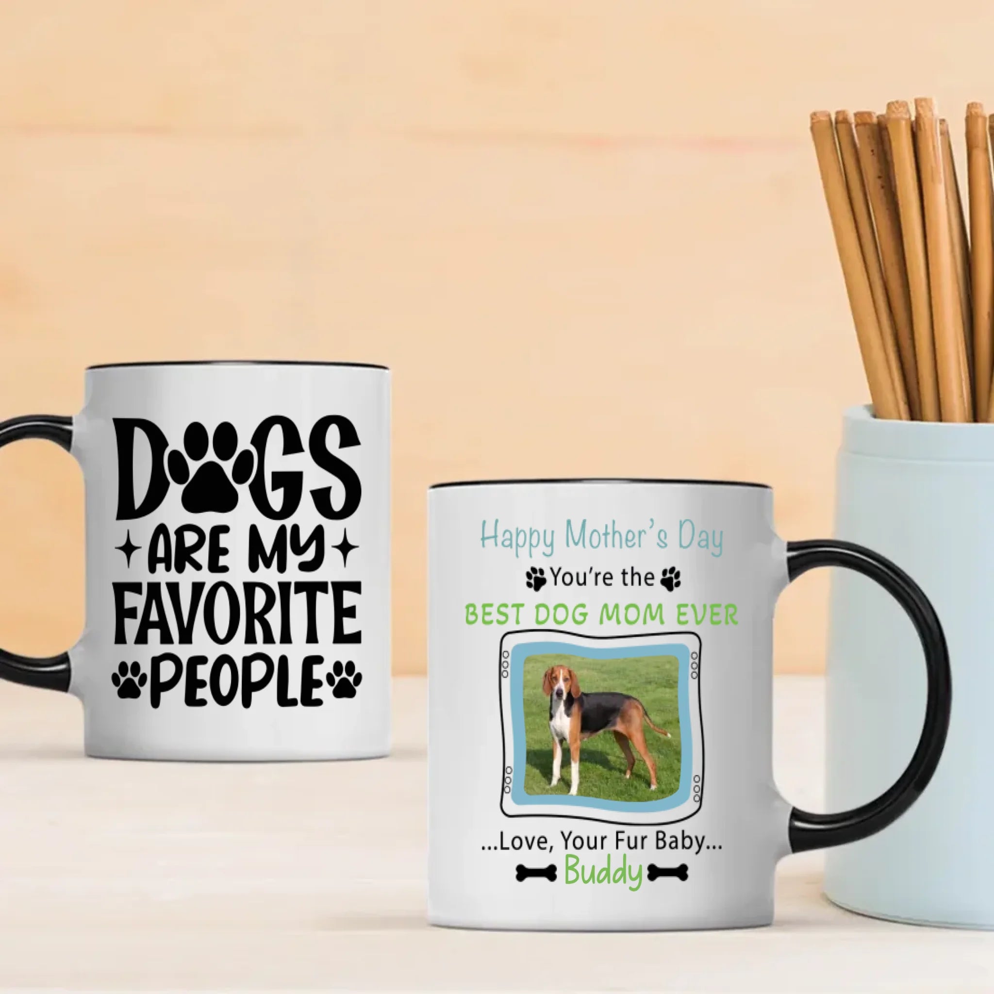 You’re the Best Dog Mom Ever Mug – Heartwarming Gift for Dog Lovers - 89Prints