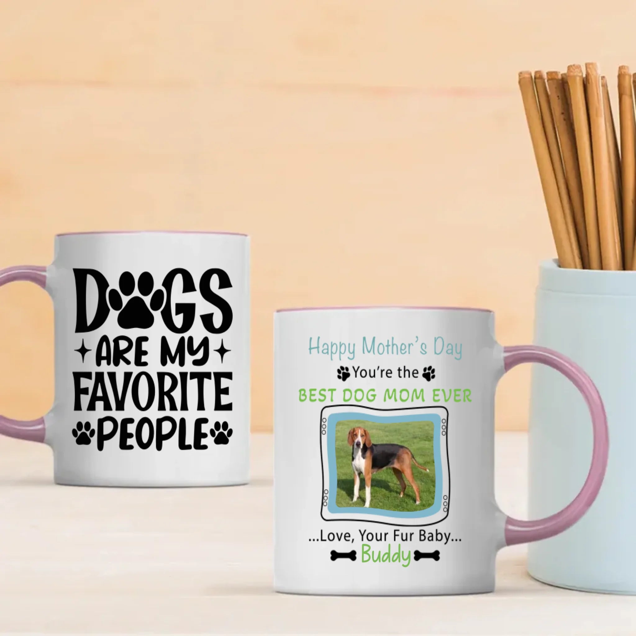 You’re the Best Dog Mom Ever Mug – Heartwarming Gift for Dog Lovers - 89Prints