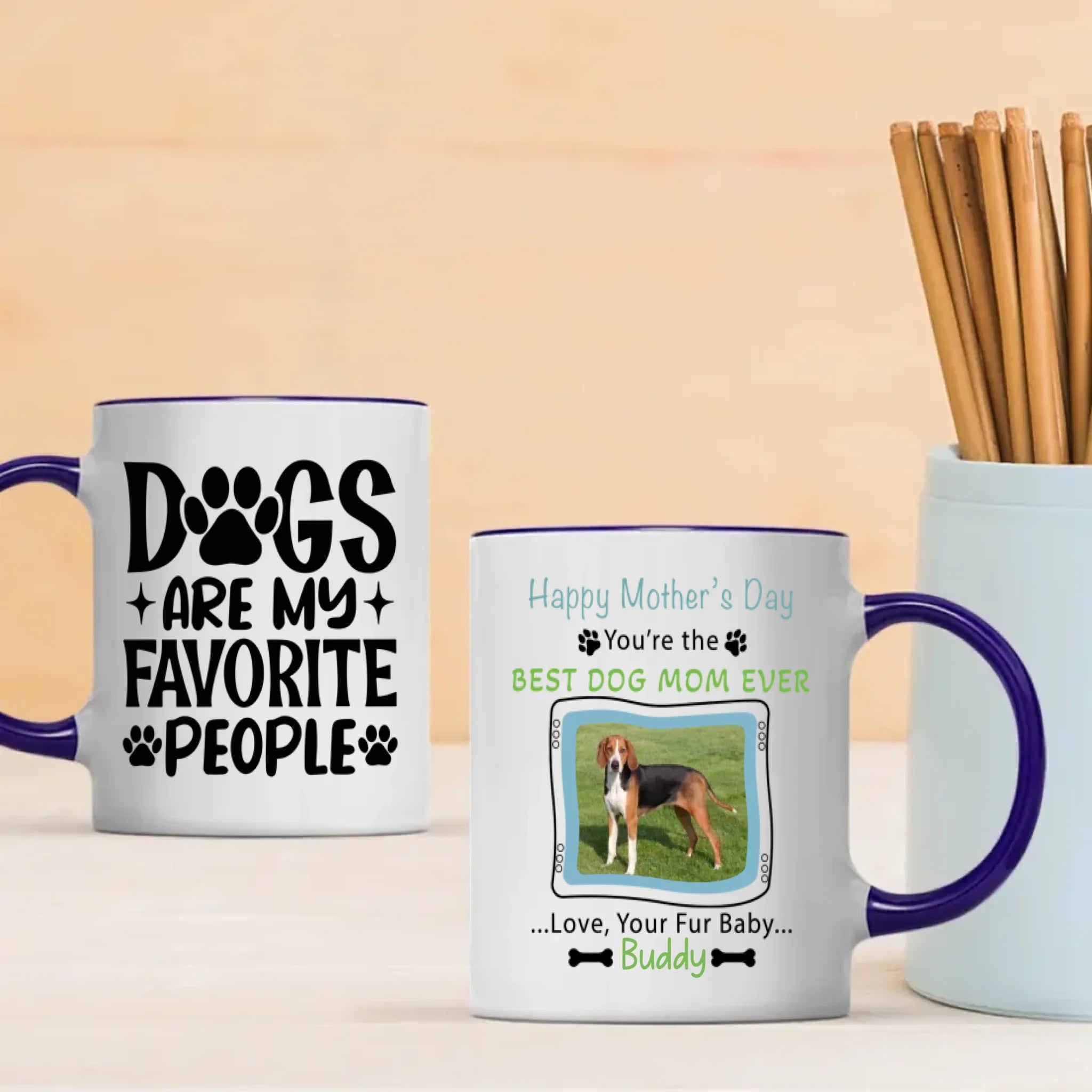 You’re the Best Dog Mom Ever Mug – Heartwarming Gift for Dog Lovers - 89Prints