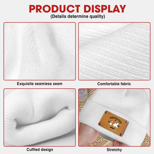 Custom Matching Protected by My Dog Beanies – Personalized Pet & Owner Set - 89Prints