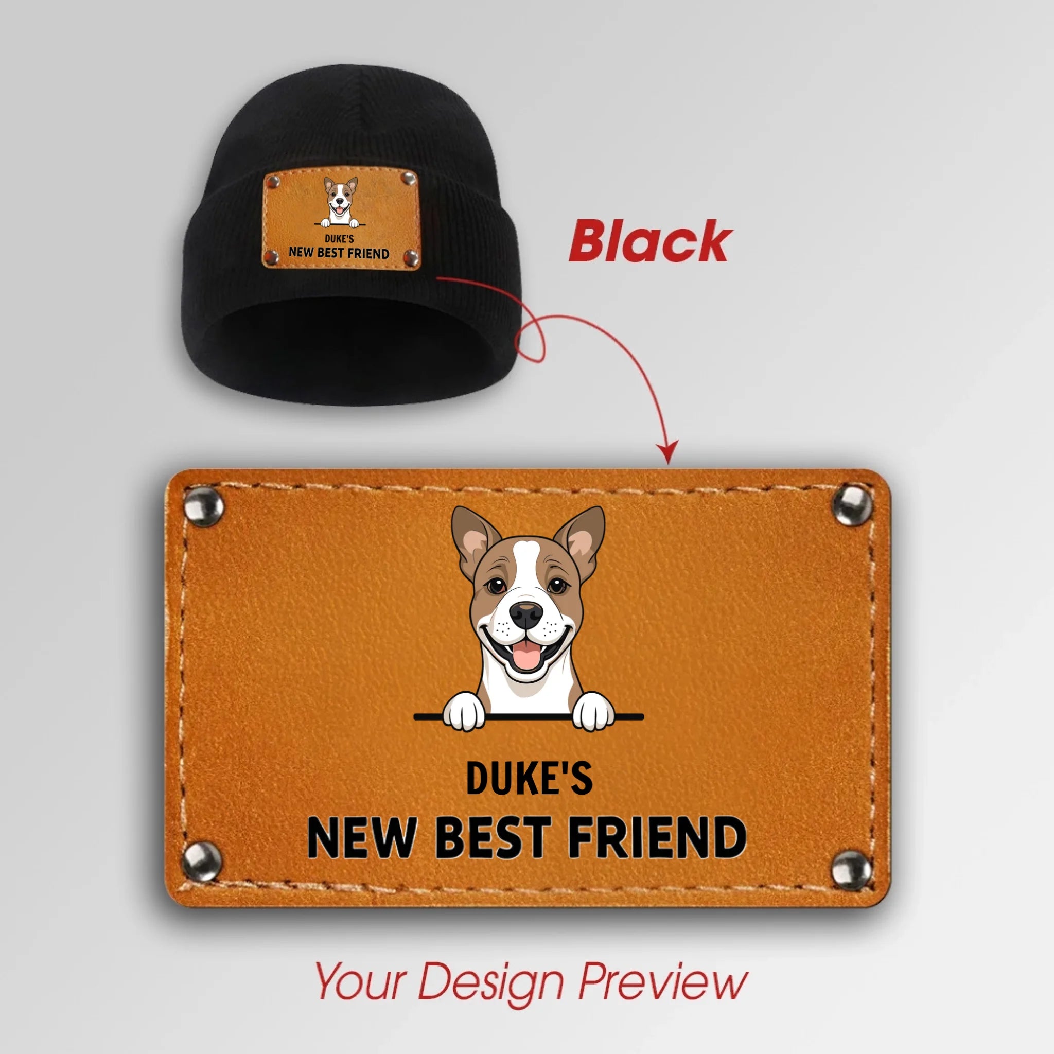 Custom New Best Friend My Pup Beanie – Personalized Dog Lover Winter Hat - 89Prints