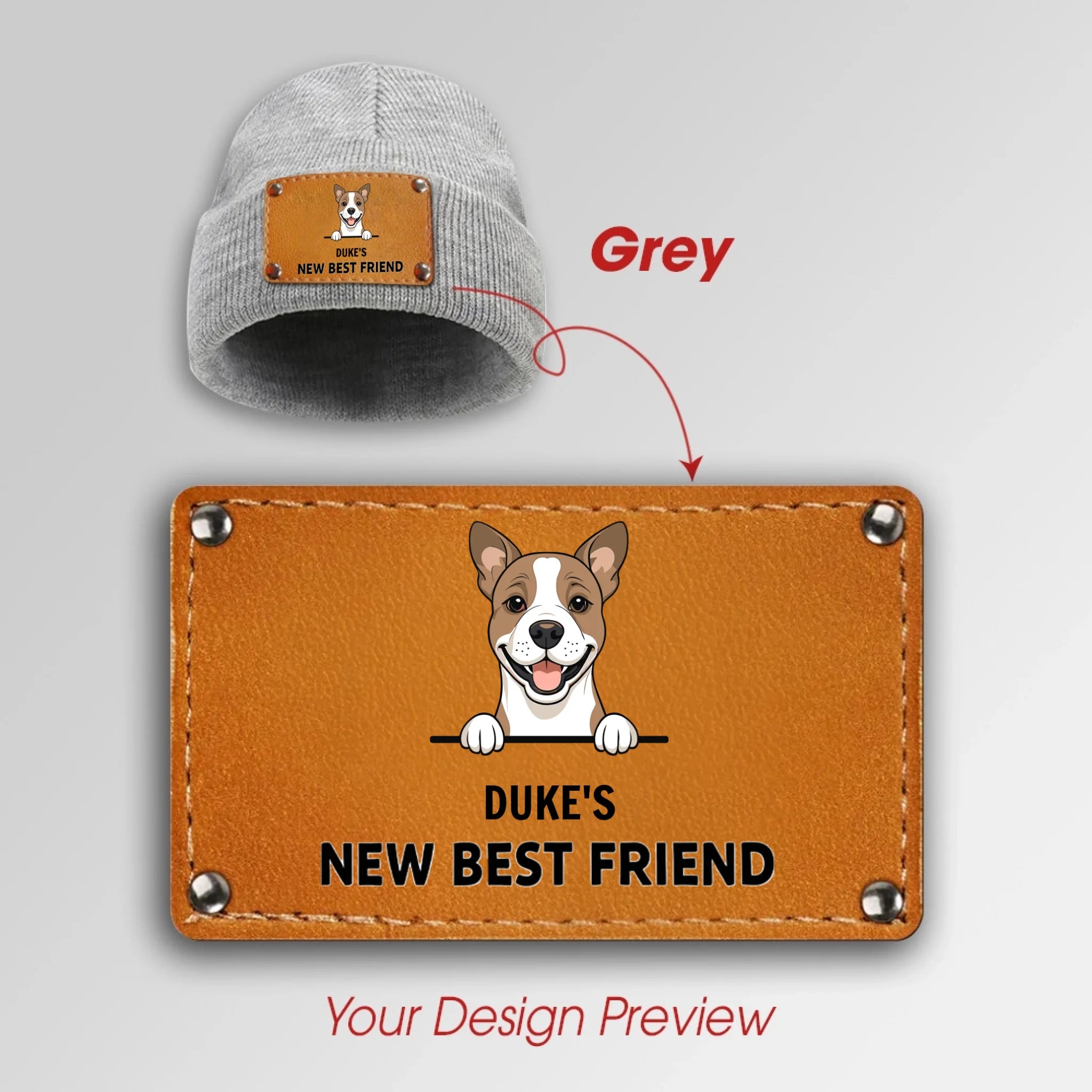 Custom New Best Friend My Pup Beanie – Personalized Dog Lover Winter Hat - 89Prints