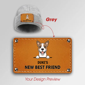 Custom New Best Friend My Pup Beanie – Personalized Dog Lover Winter Hat - 89Prints