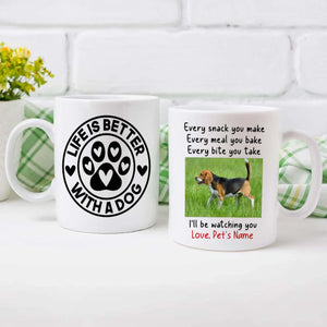 Personalized “Life is Better With a Dog” Mug – A Fearless and Loyal Gift for Dog Lovers - 89Prints