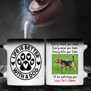 Personalized “Life is Better With a Dog” Mug – A Fearless and Loyal Gift for Dog Lovers - 89Prints