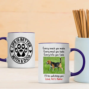 Personalized “Life is Better With a Dog” Mug – A Fearless and Loyal Gift for Dog Lovers - 89Prints