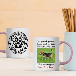Personalized “Life is Better With a Dog” Mug – A Fearless and Loyal Gift for Dog Lovers - 89Prints