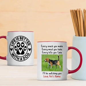 Personalized “Life is Better With a Dog” Mug – A Fearless and Loyal Gift for Dog Lovers - 89Prints