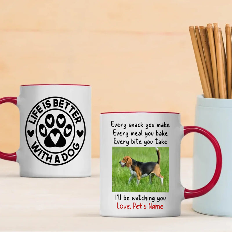 Personalized “Life is Better With a Dog” Mug – A Fearless and Loyal Gift for Dog Lovers - 89Prints