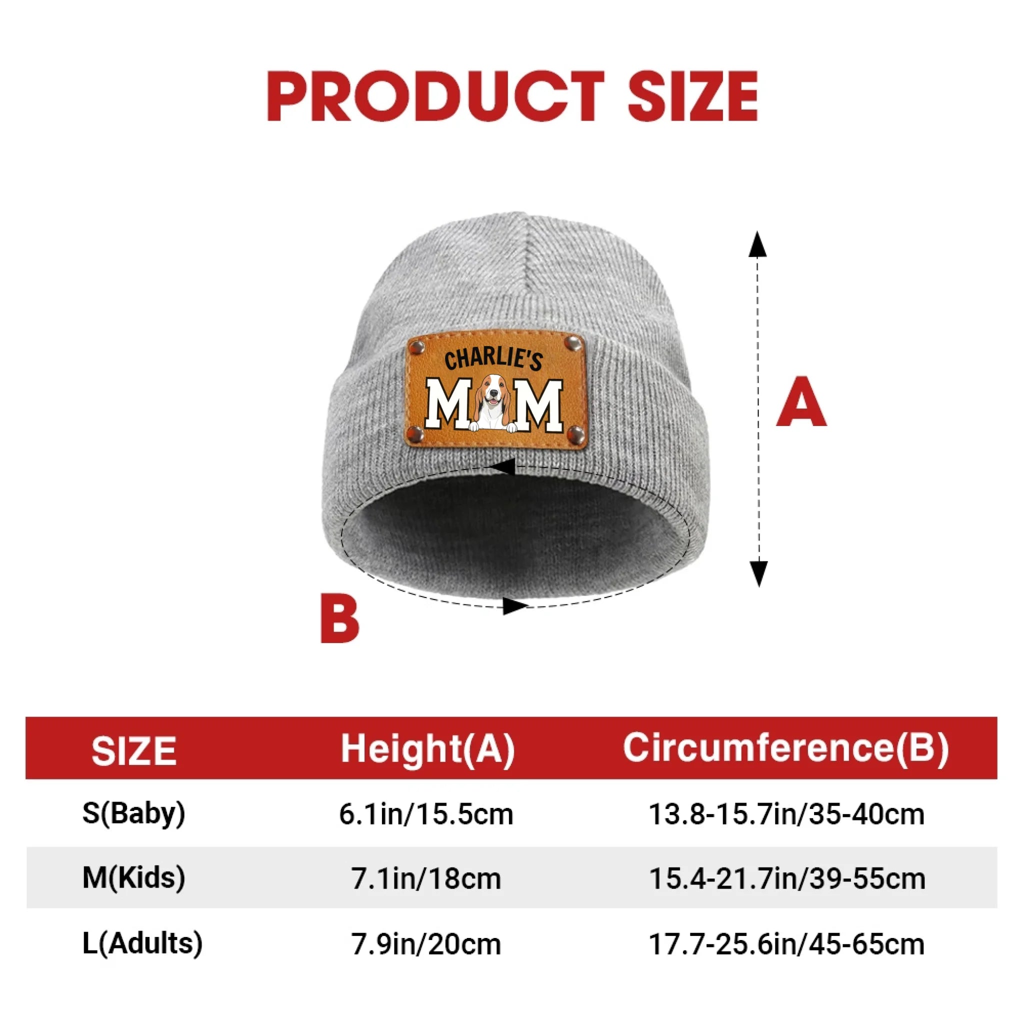 Personalized Beanie for Dog Moms – Custom Winter Hat, Funny Pet Owner Gift - 89Prints