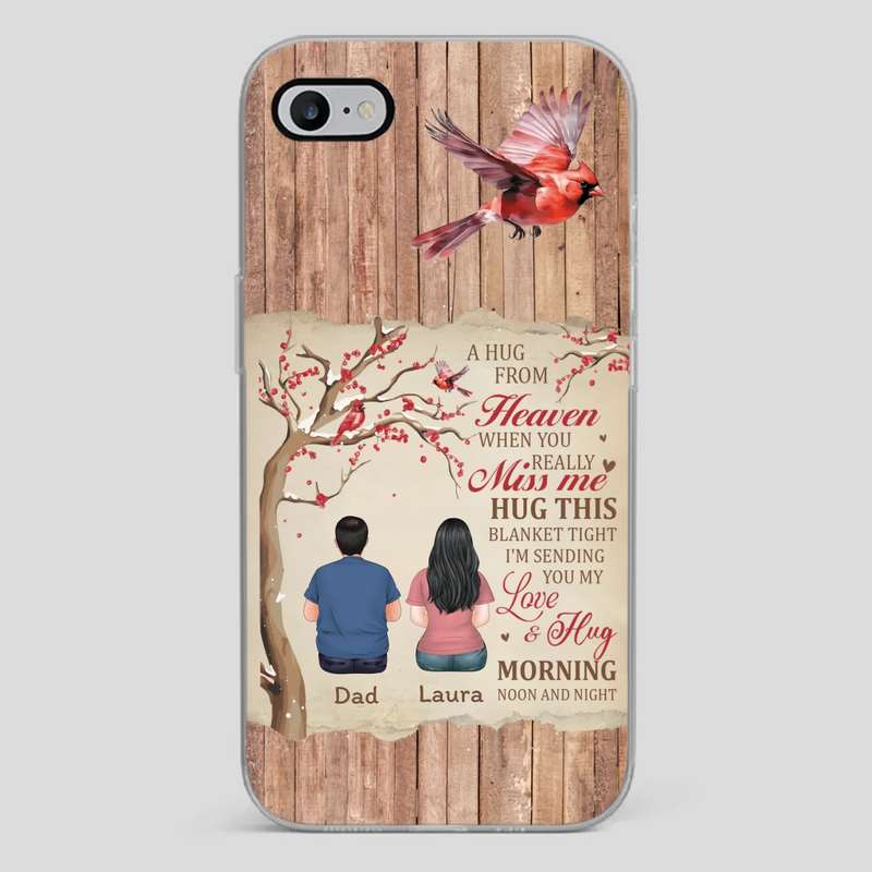 Memorial Gift – A Hug from Heaven Phone Case for Someone You Miss - 89Prints