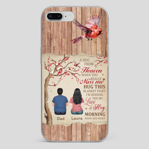 Memorial Gift – A Hug from Heaven Phone Case for Someone You Miss - 89Prints