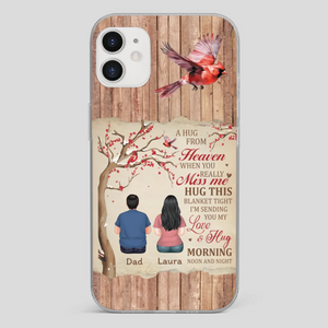 Memorial Gift – A Hug from Heaven Phone Case for Someone You Miss - 89Prints