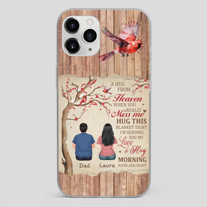 Memorial Gift – A Hug from Heaven Phone Case for Someone You Miss - 89Prints