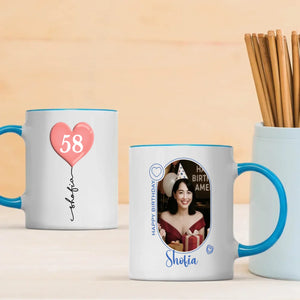 A Legend Was Born in 1958 Personalized Mug – Custom Vintage Happiness & Lucky Smiles - 89Prints